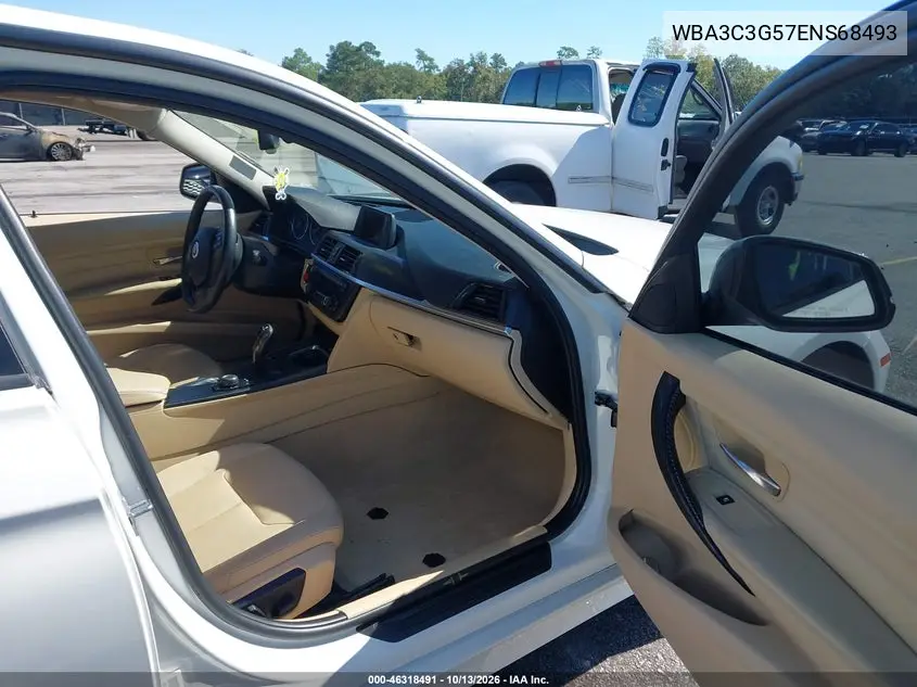 2014 BMW 3ER VIN WBA3C3G57ENS68493 — фото 5
