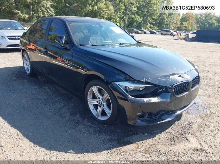 BMW 3ER 2014, VIN WBA3B1C52EP680693
