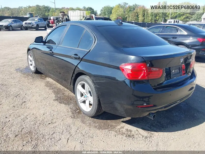 2014 BMW 3ER VIN WBA3B1C52EP680693 — фото 3