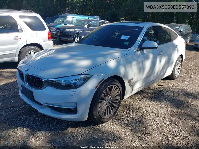 2014 BMW 3ER VIN WBA3X5C58ED557393 — фото 2