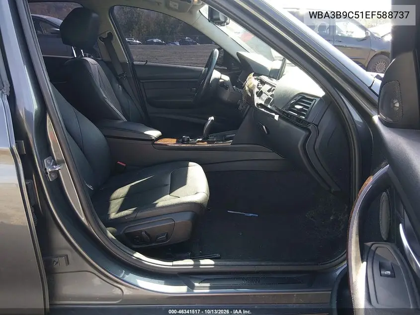 2014 BMW 3ER VIN WBA3B9C51EF588737 — фото 5