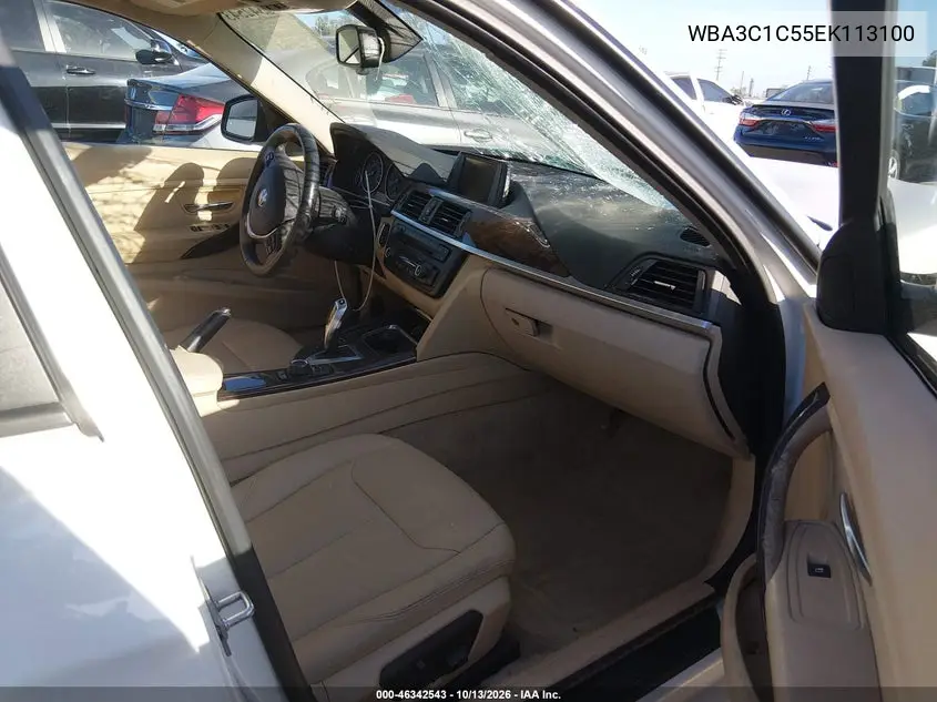 2014 BMW 3ER VIN WBA3C1C55EK113100 — фото 5