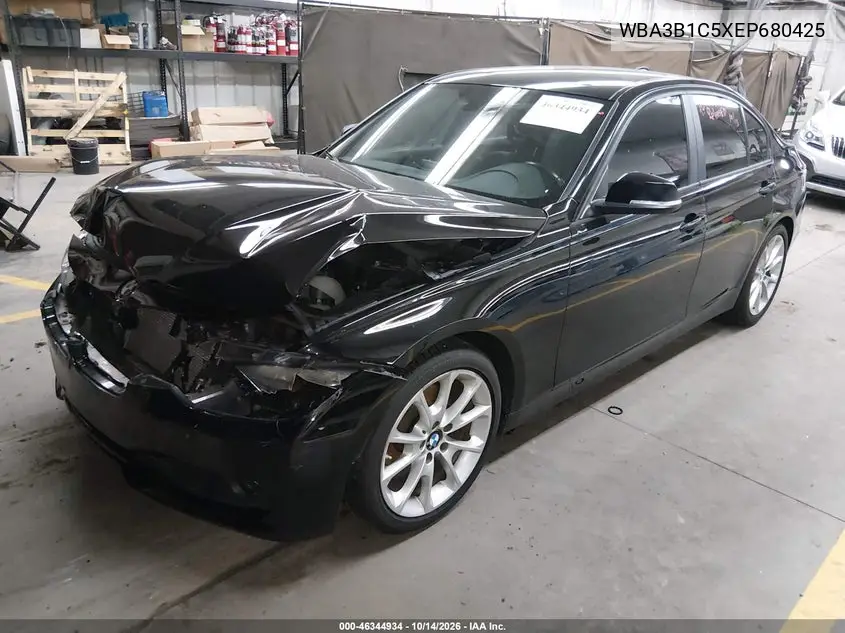 2014 BMW 3ER VIN WBA3B1C5XEP680425 — фото 2