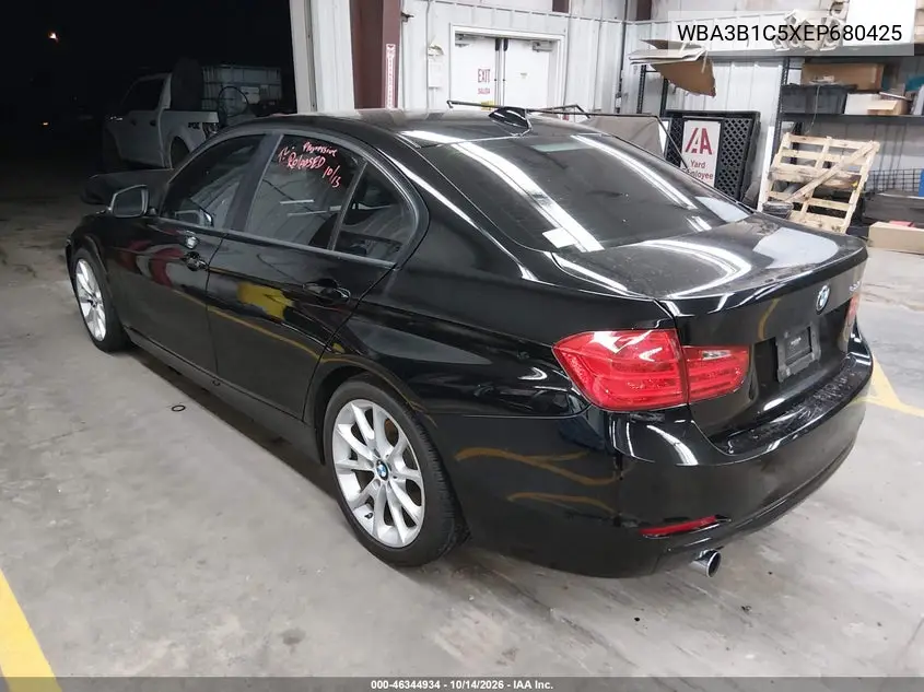 2014 BMW 3ER VIN WBA3B1C5XEP680425 — фото 3