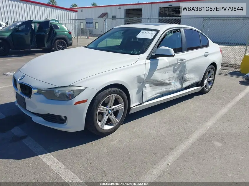 2014 BMW 3ER VIN WBA3B1C57EPV79844 — фото 2