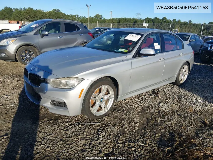 2014 BMW 3ER VIN WBA3B5C50EP541153 — фото 2