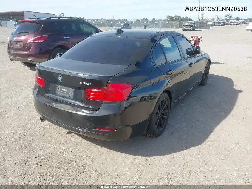 2014 BMW 3ER VIN WBA3B1G53ENN90538 — фото 4