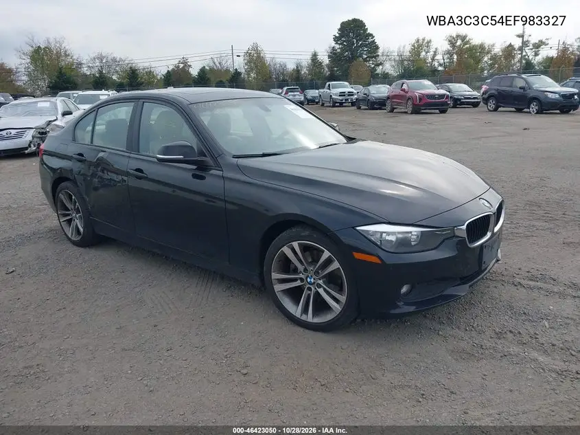 BMW 3ER 2014, VIN WBA3C3C54EF983327