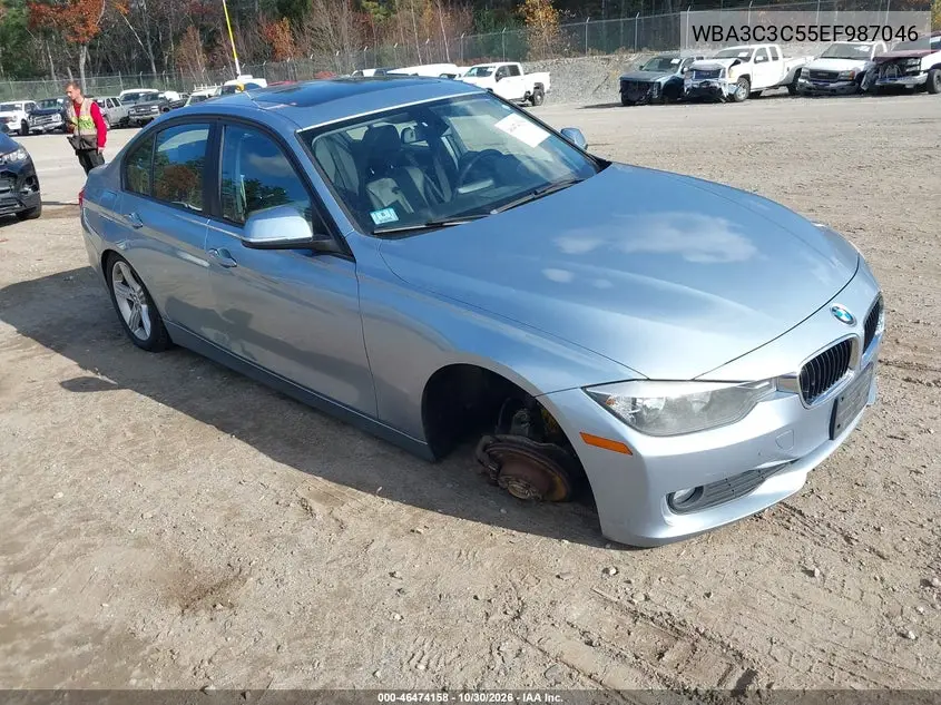 BMW 3ER 2014, VIN WBA3C3C55EF987046