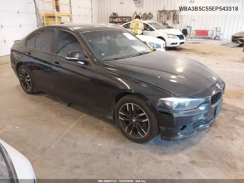BMW 3ER 2014, VIN WBA3B5C55EP543318