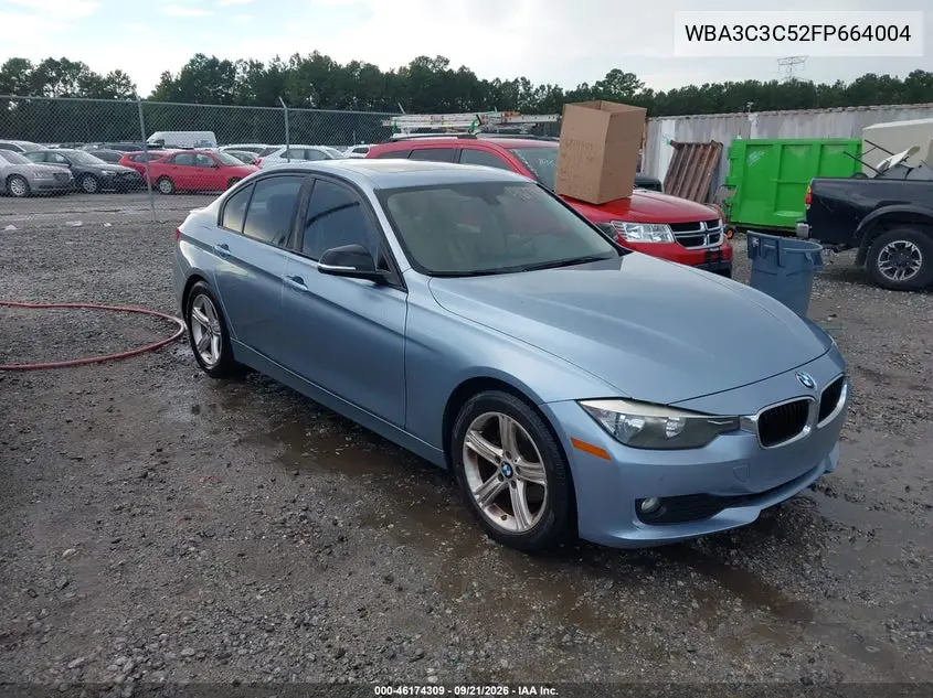 BMW 3ER 2015, VIN WBA3C3C52FP664004