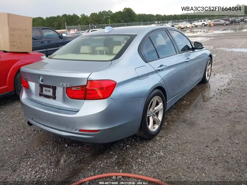 2015 BMW 3ER VIN WBA3C3C52FP664004 — фото 4