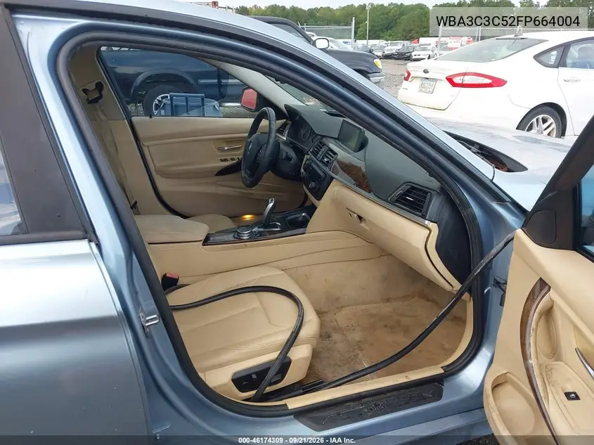 2015 BMW 3ER VIN WBA3C3C52FP664004 — фото 5