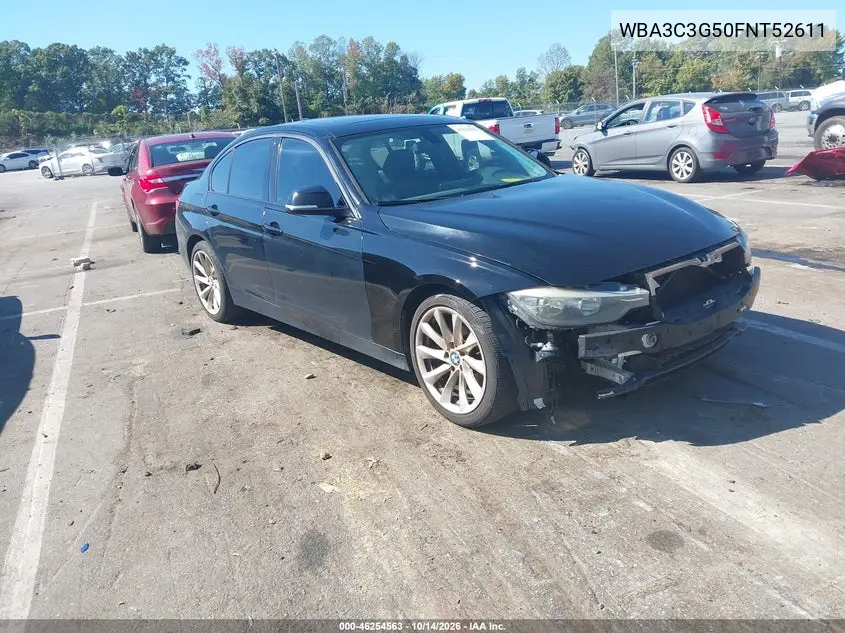 BMW 3ER 2015, VIN WBA3C3G50FNT52611