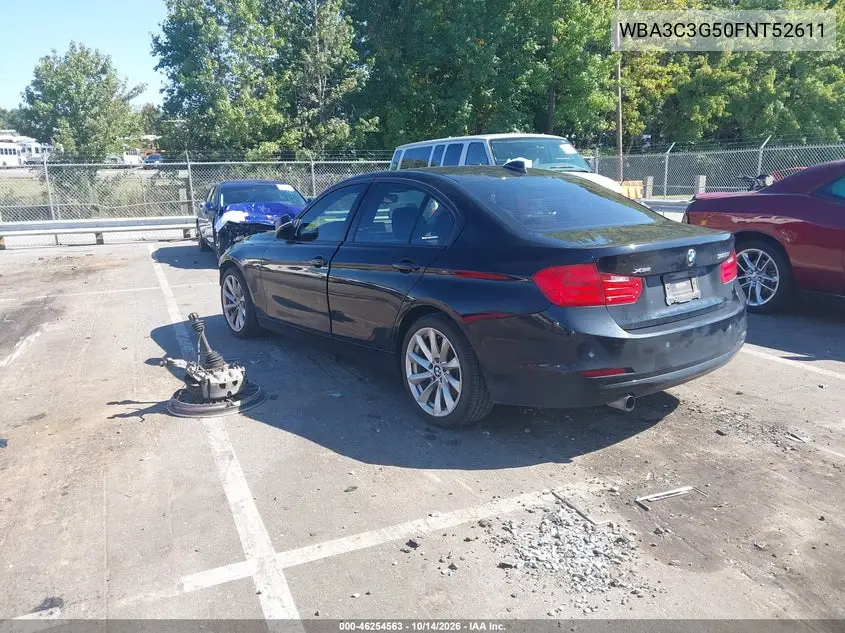 2015 BMW 3ER VIN WBA3C3G50FNT52611 — фото 3