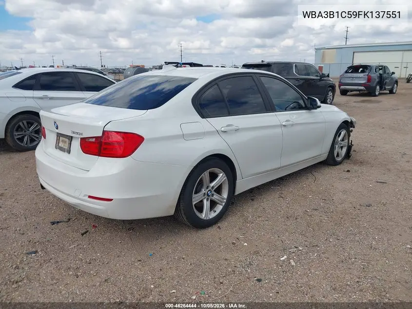 2015 BMW 3ER VIN WBA3B1C59FK137551 — фото 4