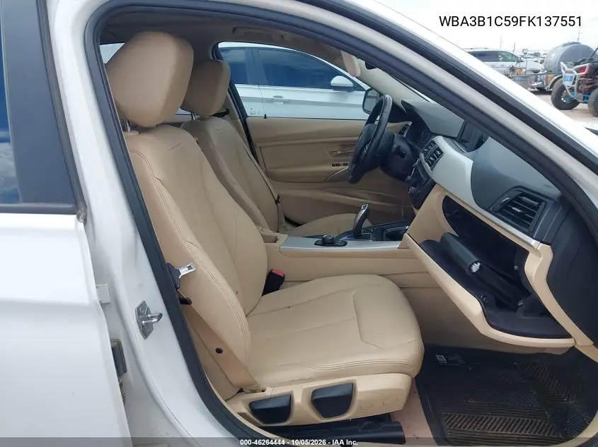 2015 BMW 3ER VIN WBA3B1C59FK137551 — фото 5
