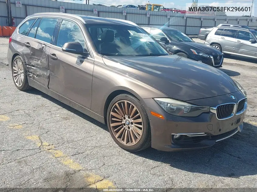 BMW 3ER 2015, VIN WBA3G7C58FK296601