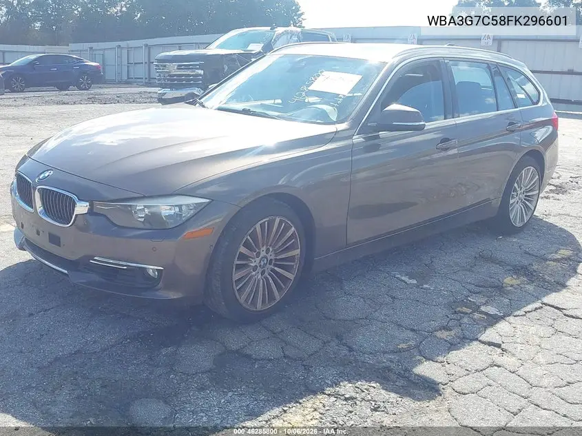 2015 BMW 3ER VIN WBA3G7C58FK296601 — фото 2