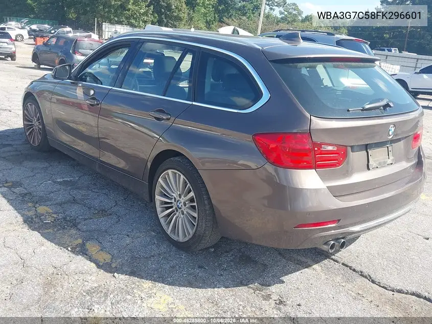 2015 BMW 3ER VIN WBA3G7C58FK296601 — фото 3