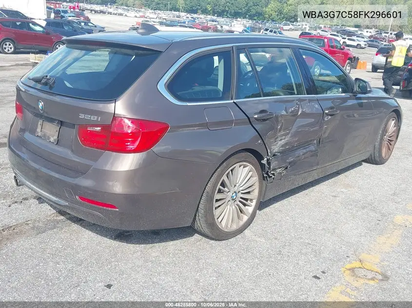 2015 BMW 3ER VIN WBA3G7C58FK296601 — фото 4