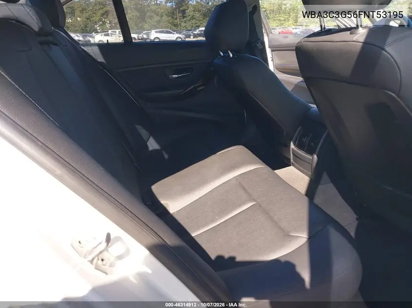 2015 BMW 3ER VIN WBA3C3G56FNT53195 — фото 8