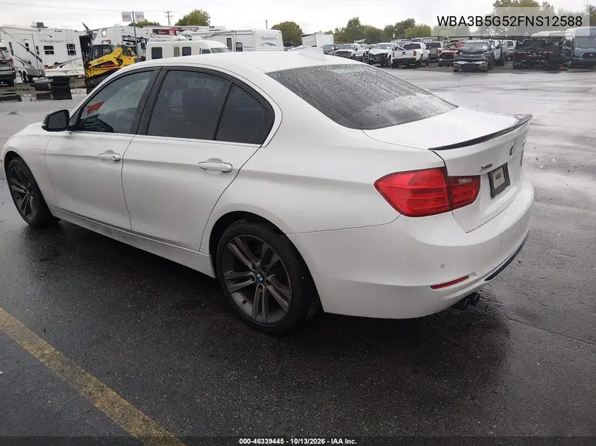 2015 BMW 3ER VIN WBA3B5G52FNS12588 — фото 3