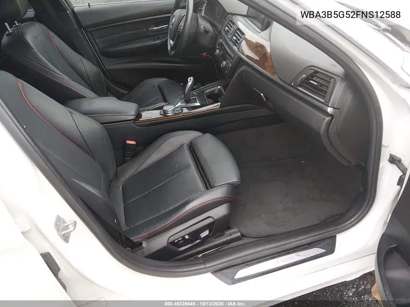 2015 BMW 3ER VIN WBA3B5G52FNS12588 — фото 5