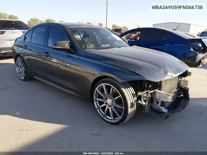 BMW 3ER 2015, VIN WBA3A9G59FNS66738