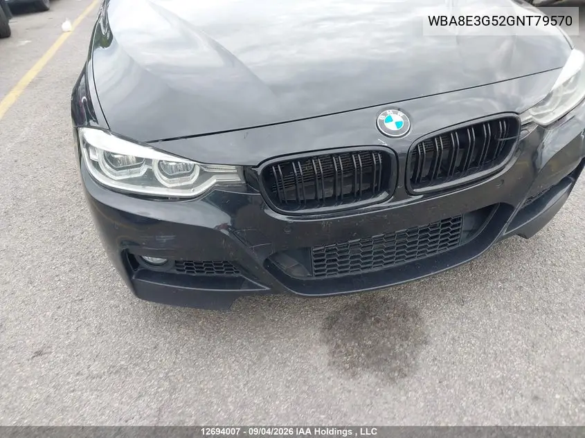 2016 BMW 3ER VIN WBA8E3G52GNT79570 — фото 21