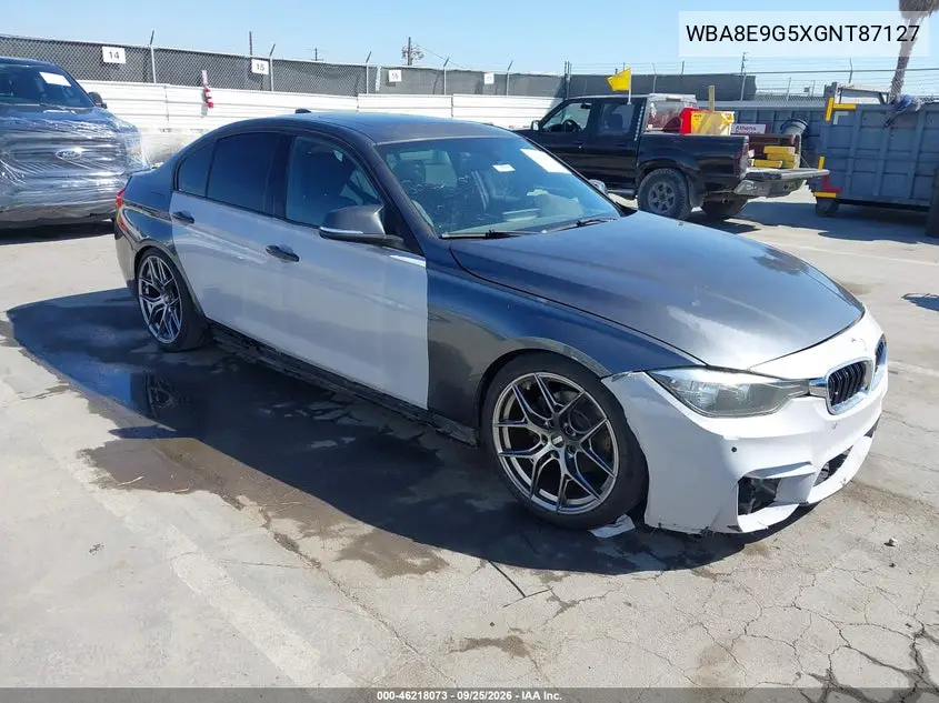 BMW 3ER 2016, VIN WBA8E9G5XGNT87127