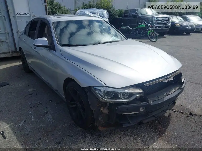 BMW 3ER 2016, VIN WBA8E9G58GNU30489
