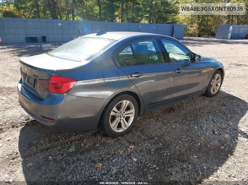 2016 BMW 3ER VIN WBA8E3G5XGNT80935 — фото 4