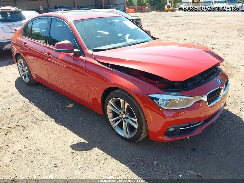 BMW 3ER 2016, VIN WBA8E9G52GNU28186