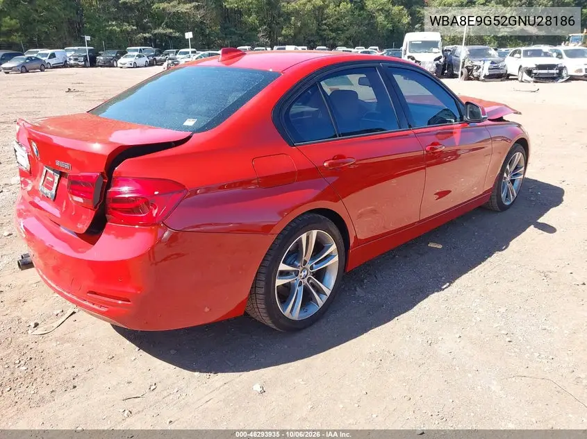 2016 BMW 3ER VIN WBA8E9G52GNU28186 — фото 4