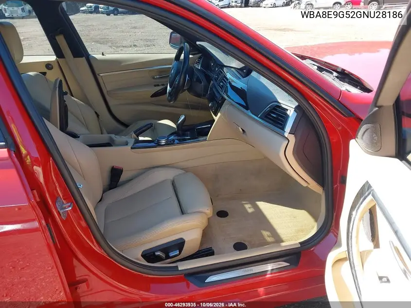 2016 BMW 3ER VIN WBA8E9G52GNU28186 — фото 5