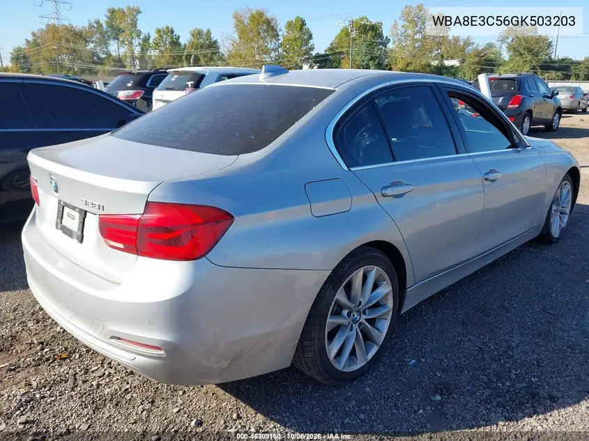 2016 BMW 3ER VIN WBA8E3C56GK503203 — фото 4