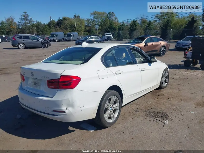 2016 BMW 3ER VIN WBA8E3G59GNT80988 — фото 4