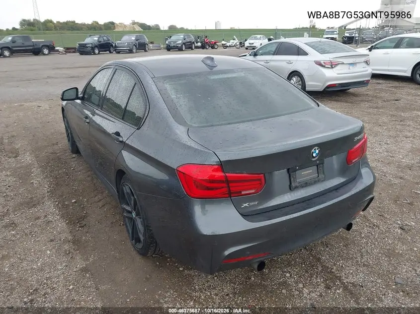2016 BMW 3ER VIN WBA8B7G53GNT95986 — фото 3
