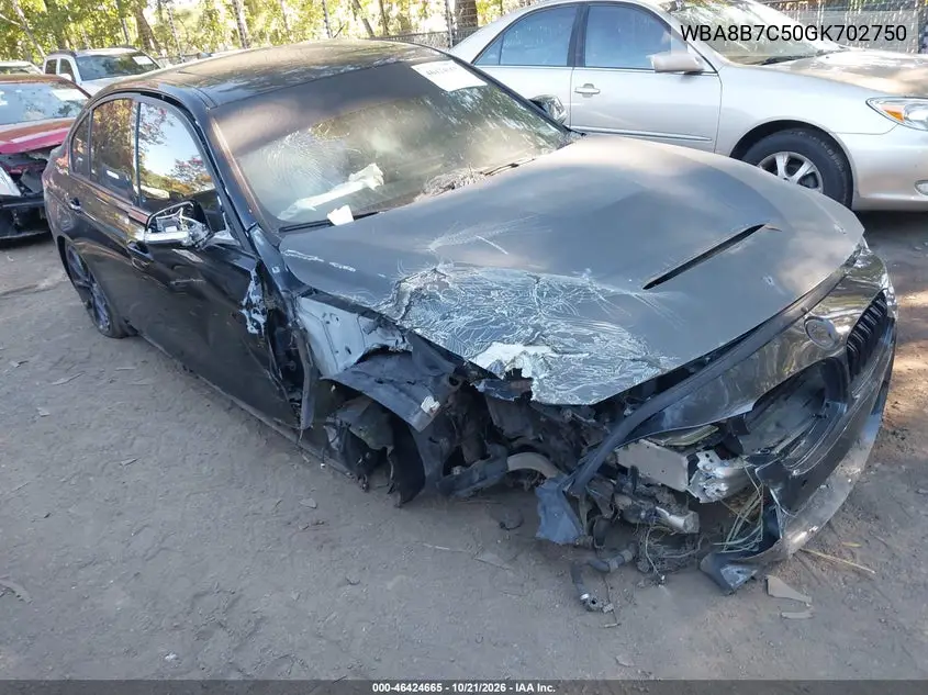 BMW 3ER 2016, VIN WBA8B7C50GK702750