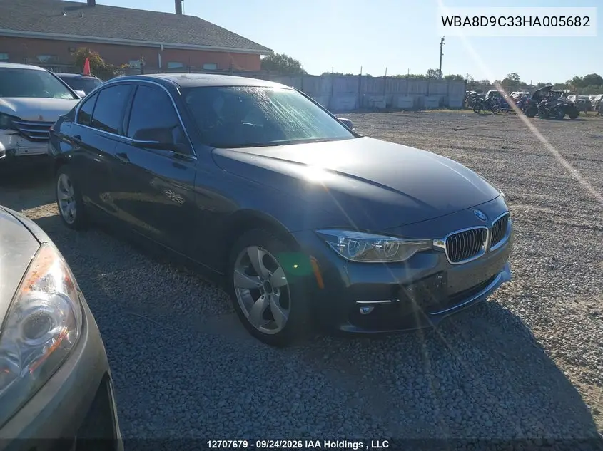 BMW 3ER 2017, VIN WBA8D9C33HA005682