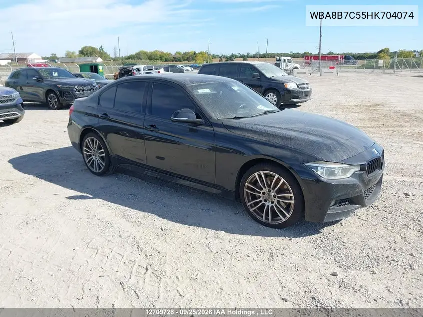 BMW 3ER 2017, VIN WBA8B7C55HK704074
