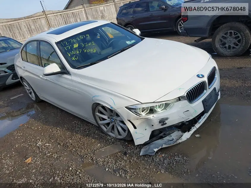 BMW 3ER 2017, VIN WBA8D9C57HK678048