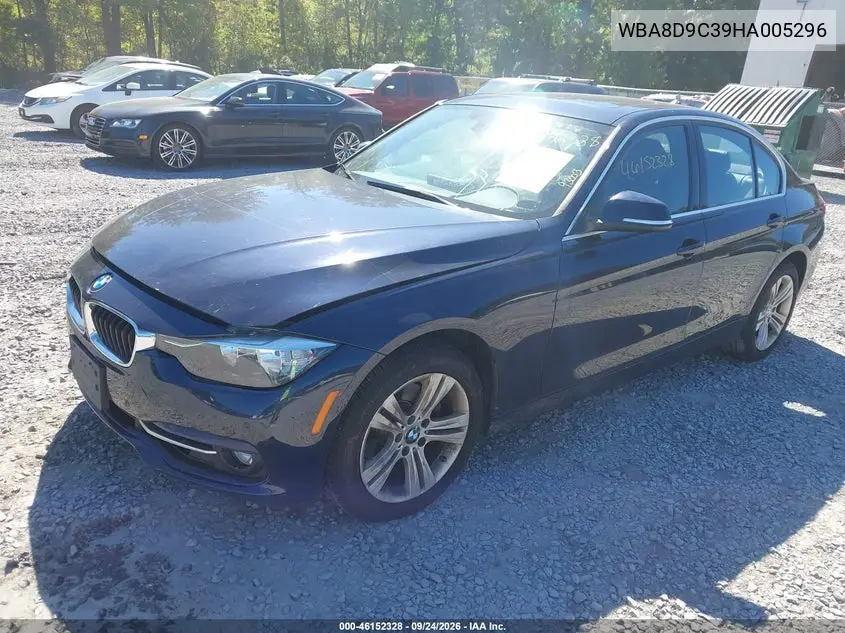 2017 BMW 3ER VIN WBA8D9C39HA005296 — фото 2