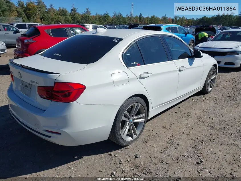 2017 BMW 3ER VIN WBA8D9C36HA011864 — фото 4