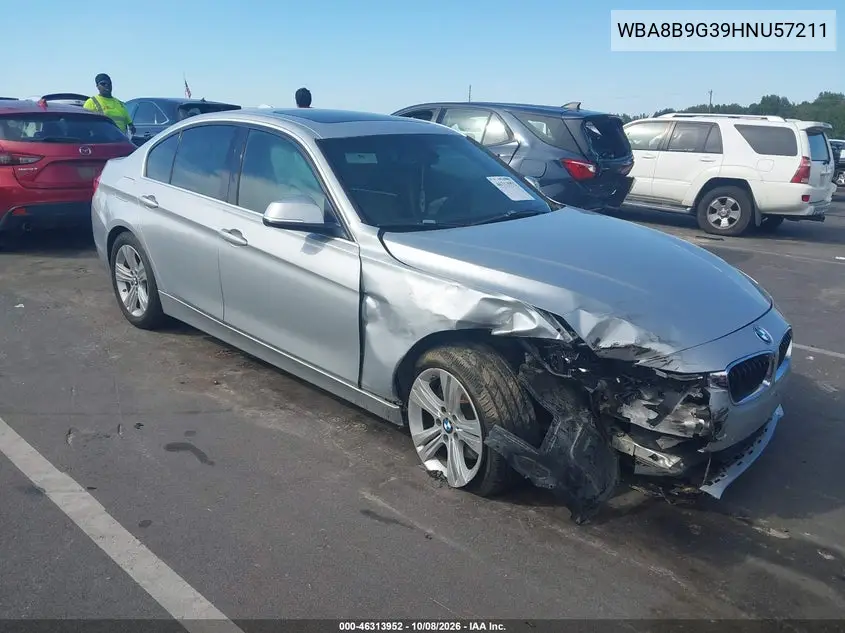 BMW 3ER 2017, VIN WBA8B9G39HNU57211