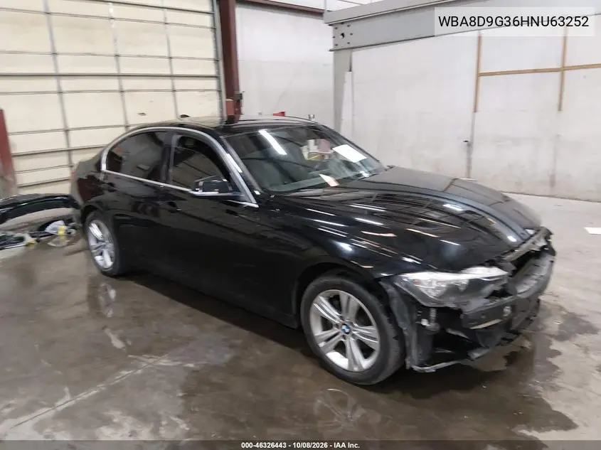 BMW 3ER 2017, VIN WBA8D9G36HNU63252