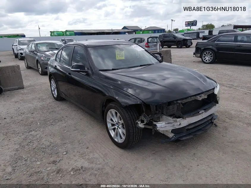 BMW 3ER 2017, VIN WBA8E1G36HNU18018