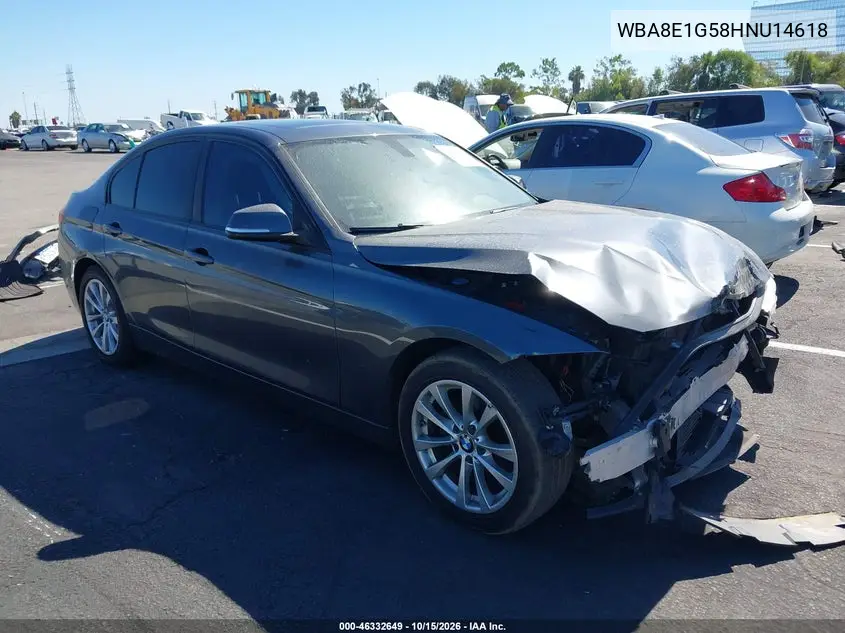BMW 3ER 2017, VIN WBA8E1G58HNU14618