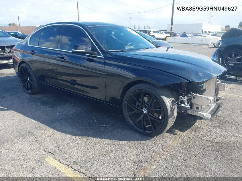 BMW 3ER 2017, VIN WBA8B9G59HNU49627